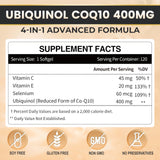 ZEBORA Ubiquinol CoQ10 – Gélules molles faciles à prendre