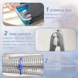 Zebrater clips pour tuyau CPAP, fixation simple pendant le nettoyage.