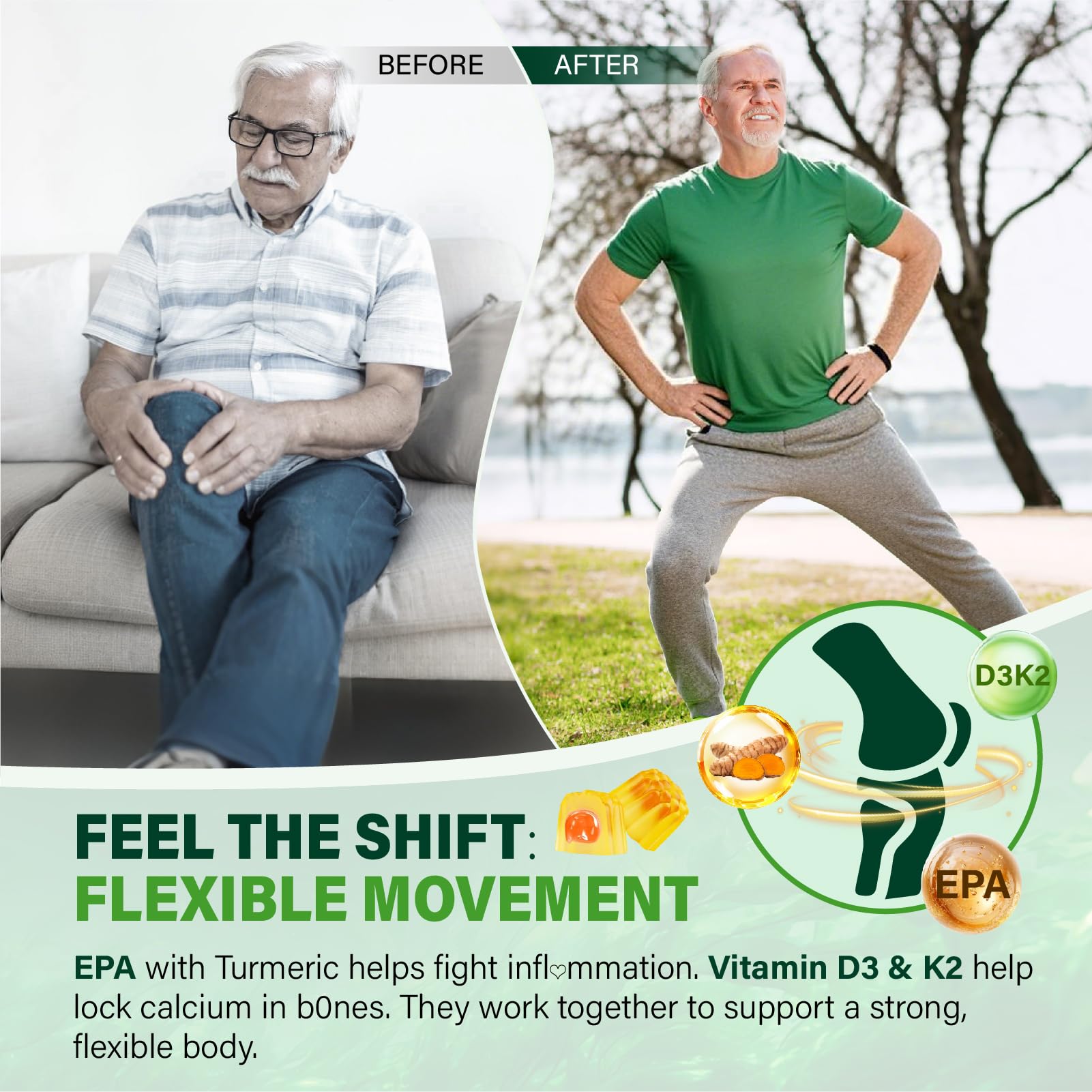ZEGBALP Omega-3 Gummies flacon-illustration: présentation visuelle attrayante et lisible