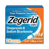 Zegerid OTC – bouteille oméprazole 20 mg, soulagement potentiel des brûlures d’estomac.
