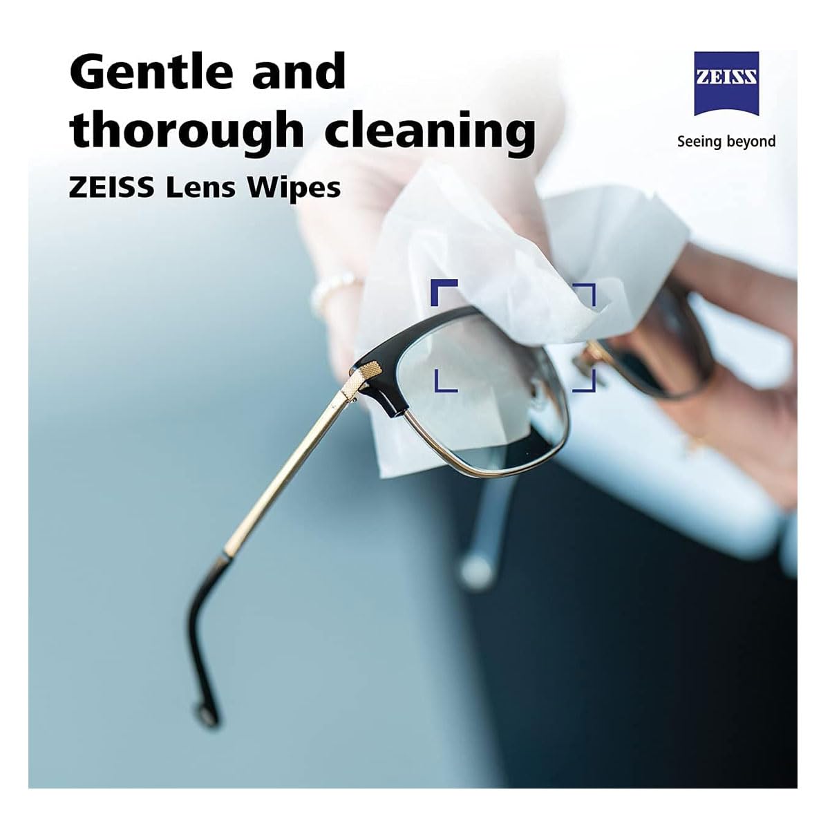 ZEISS Lingettes lentilles 120-lot compatibles caméra et lunettes pour surfaces optiques variées.
