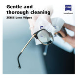 ZEISS Lingettes lentilles 120-lot compatibles caméra et lunettes pour surfaces optiques variées.
