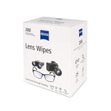 LINGETTES ZEISS préhumidifiées nettoyage lunettes et lentilles, sûres pour verres correcteurs