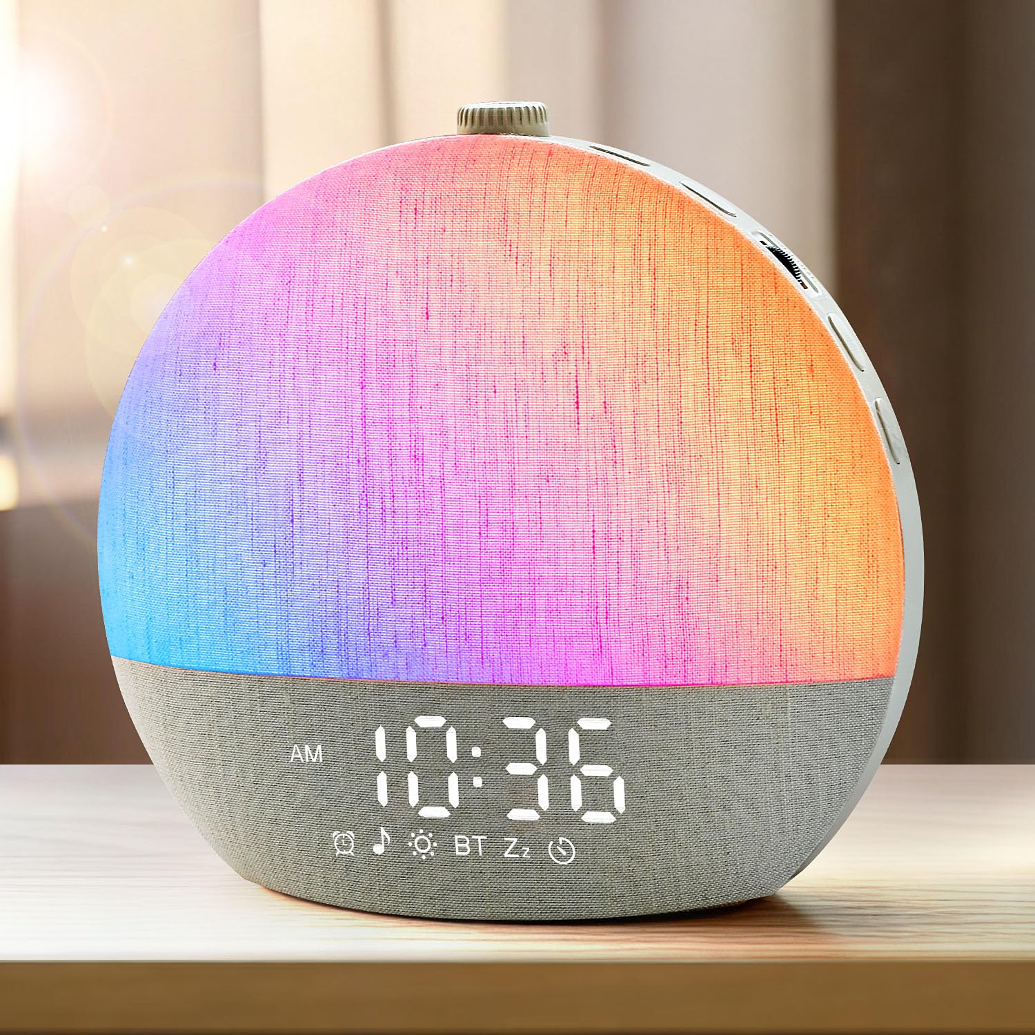 Zelaclock Réveil Soleil : simulateur de lever du soleil pour un réveil en douceur.