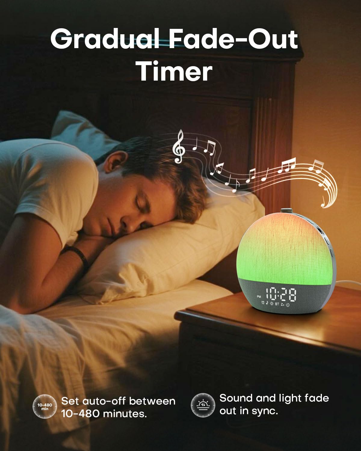 Zelaclock Synchronisation Temps Bluetooth : horloge fiable et temps synchronisé automatiquement.