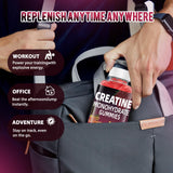 Gommes ZelKore Creatine sans gluten et sans OGM, adaptées à votre régime.