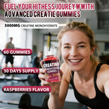 Gommes ZelKore Creatine sans sucre, soutien énergétique pendant l’entraînement.
