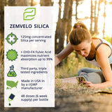 Zemvelo Silice Liquide: emballage élégant et pratique pour 48 jours d’utilisation.