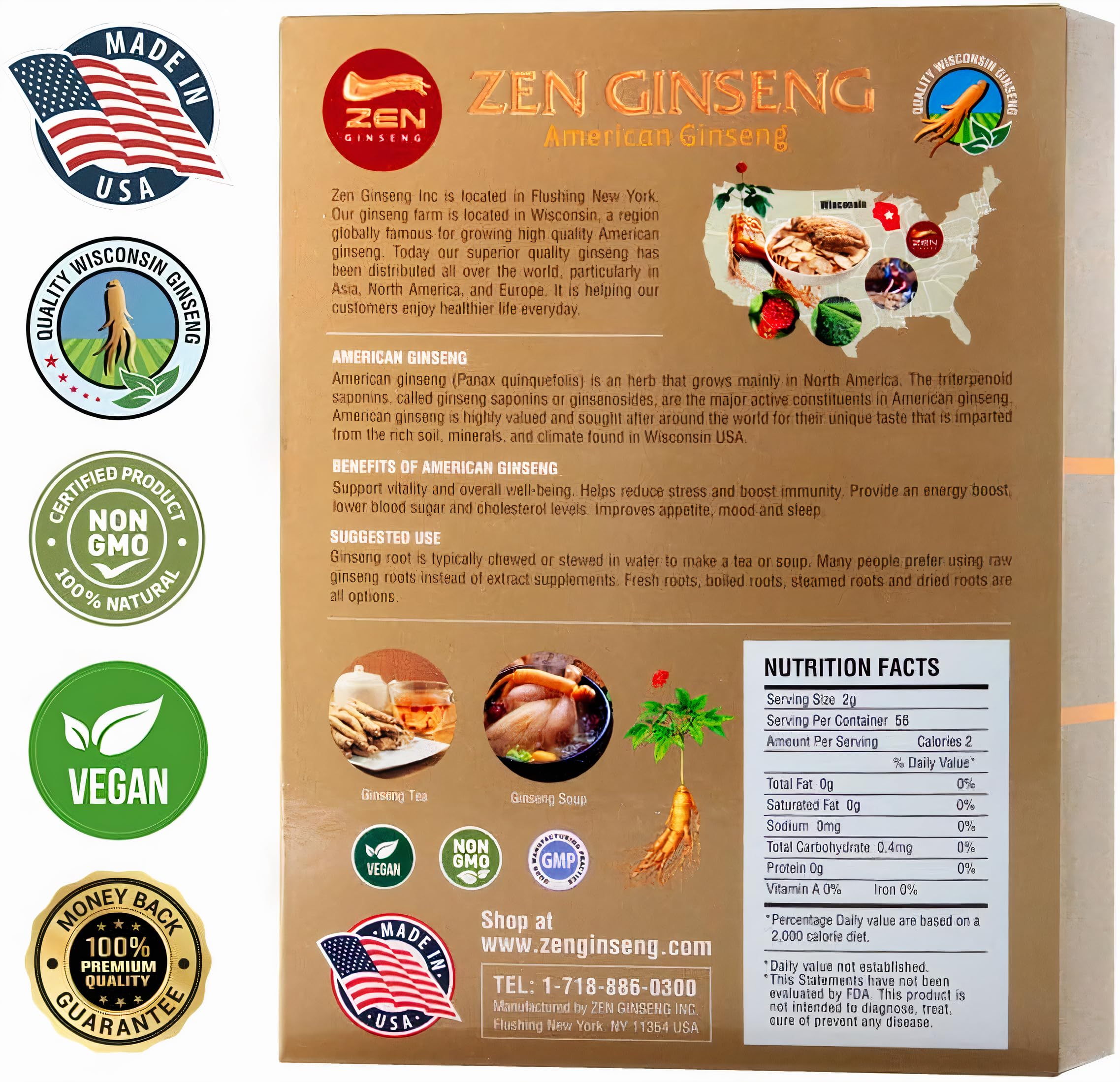Zen Ginseng avec garantie satisfait ou remboursé, achat en confiance.