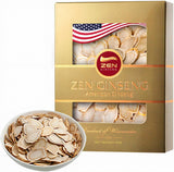 Zen Ginseng tranches américaines Wisconsin dans boîte, énergie durable au quotidien