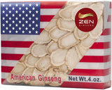 Zen Ginseng: tranches Wisconsin 4-onces – etiquette et énergie naturelle