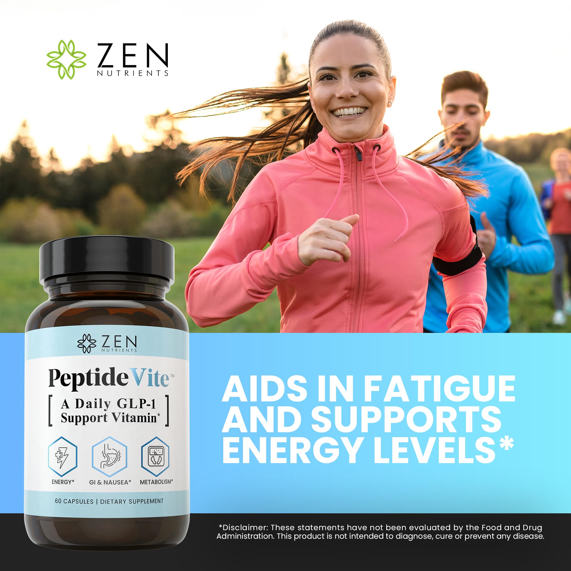 Zen Nutrients PeptideVite: tableau d'ingrédients pour soutenir la flore intestinale