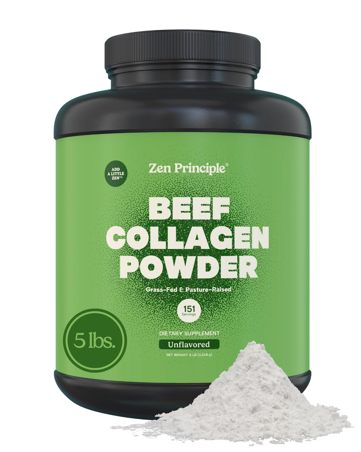Zen Principle collagene agglomere – solubilite dans boissons froides sans grumeaux.