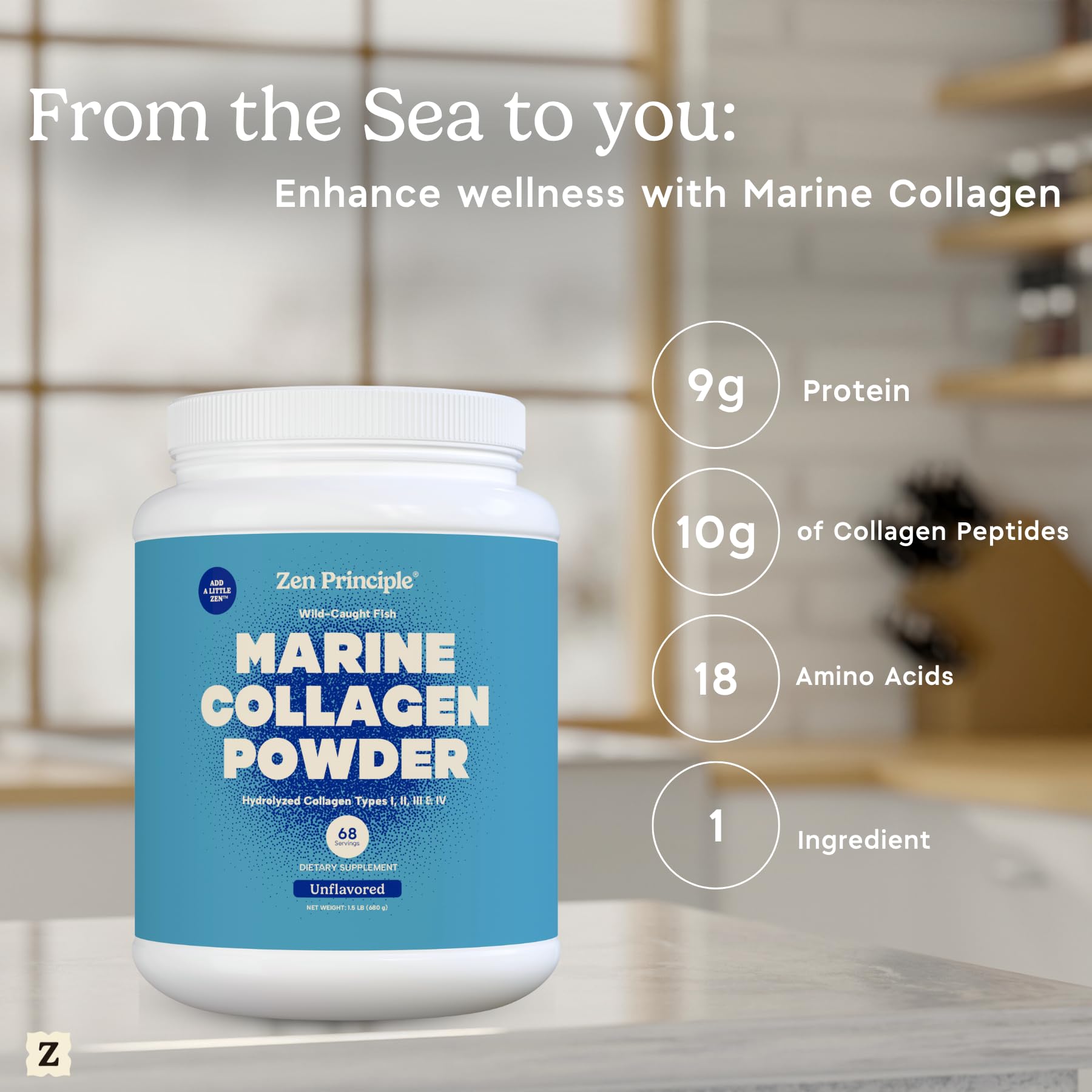 Emballage durable Zen Principle, engagement 1% pour la Planète.