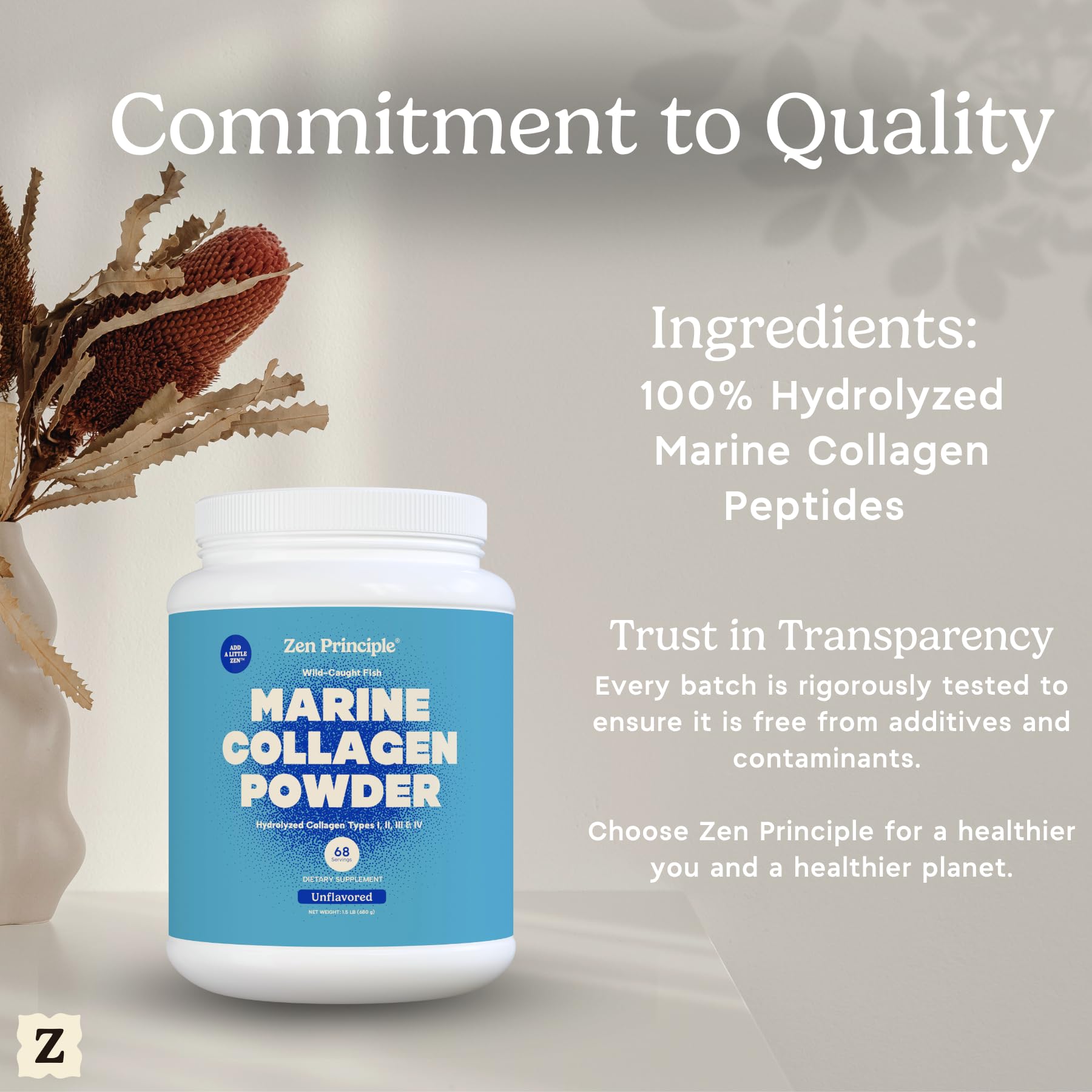 Utilisation digestive Zen Principle, acides aminés pour le confort intestinal.