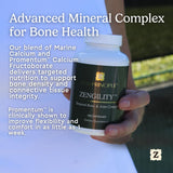 Calcium Aquamin utilisé par Zen Principle Zengility pour la densité osseuse.