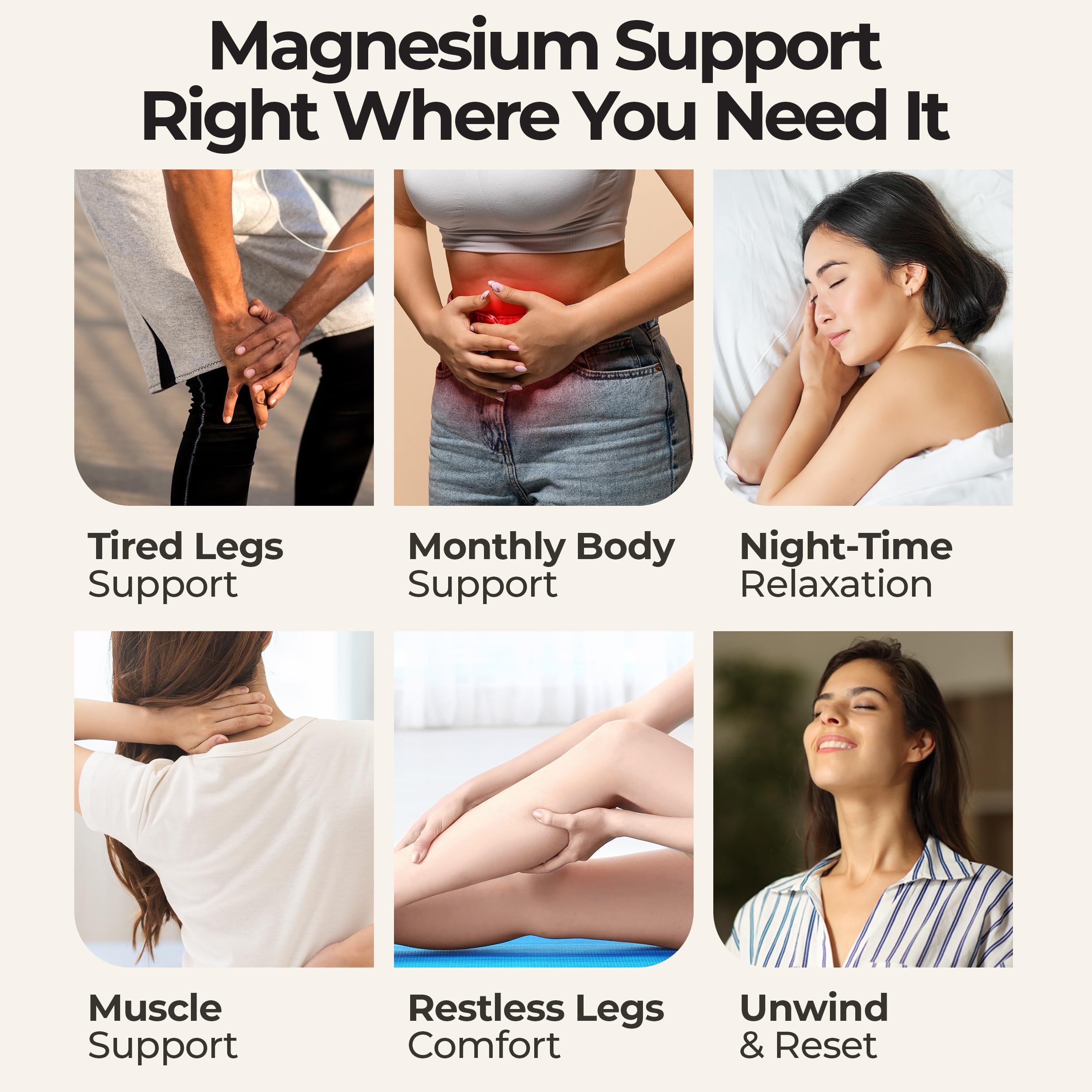 Zen Routine huile magnésium: absorption rapide sur les jambes et les muscles.