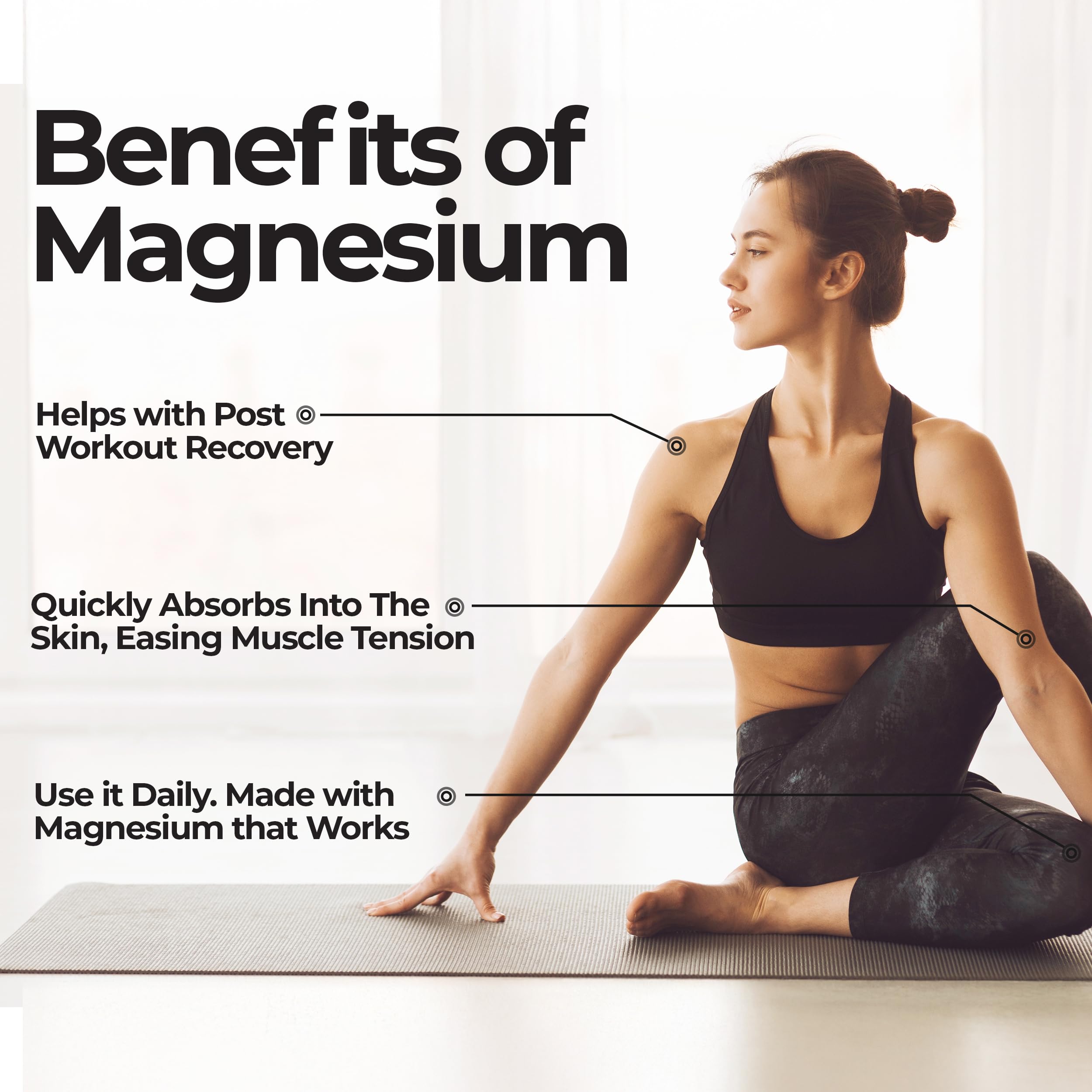 Zen Routine spray magnésium: détente des muscles et réduction des tensions mineures.