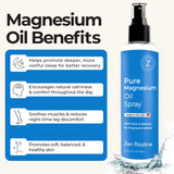 Zen Routine spray magnésium: peut aider les douleurs musculaires et les crampes.