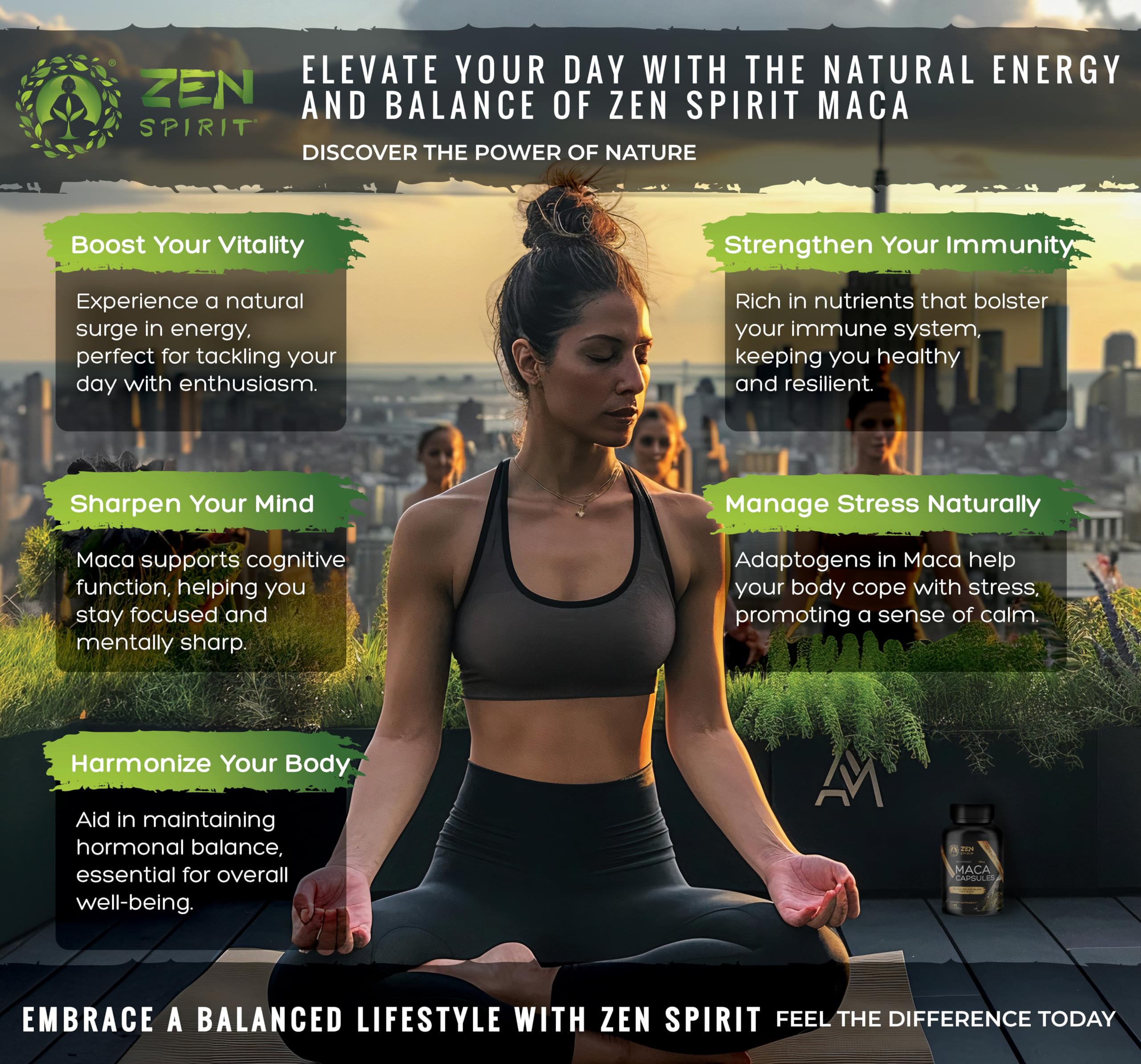 Zen Spirit Maca Poudre Smoothie : boost d énergie dans vos boissons.