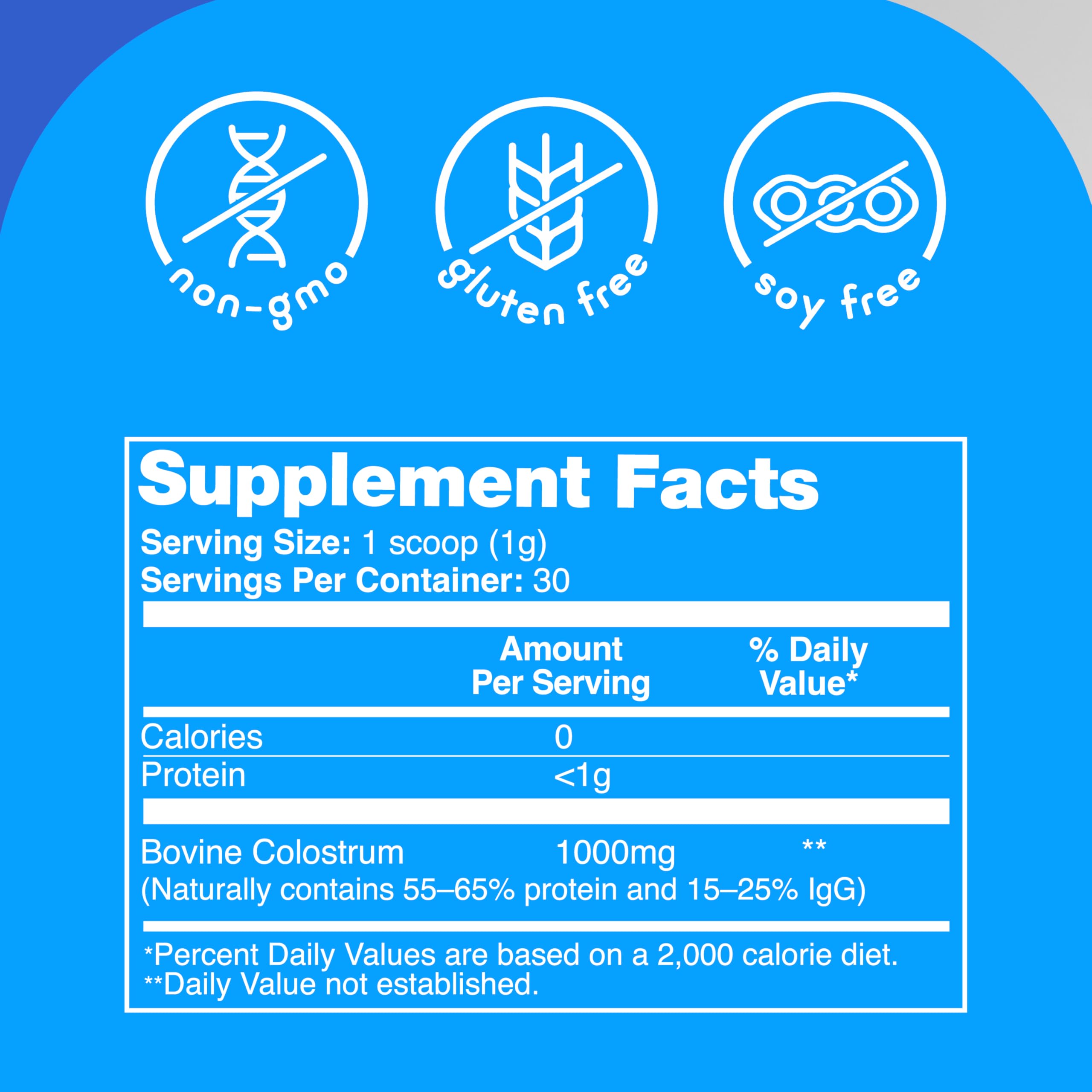 Colostrum Bovin Zena Nutrition — mélange facile dans un verre pour une boisson rafraîchissante.