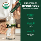 Préparation rapide Zena Nutrition avec eau et glaçons