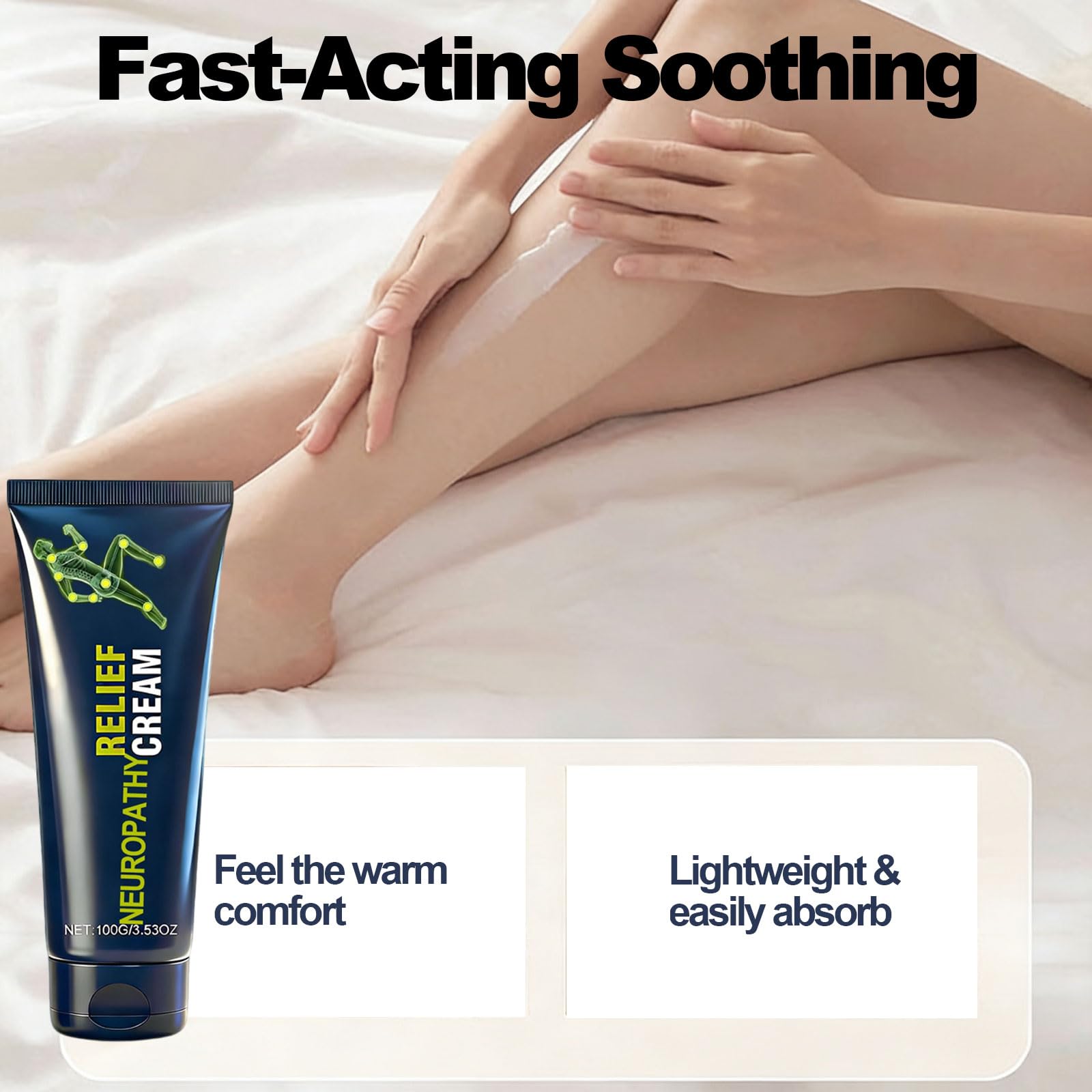Zenbora crème neuropathie, absorption rapide et texture légère au quotidien.