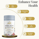 Gommes Zenith Ritual Shilajit Moringa, portion quotidienne pratique.