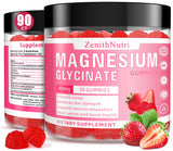 Gommes ZenithNutri magnésium et ashwagandha, emballage pratique pour le quotidien.