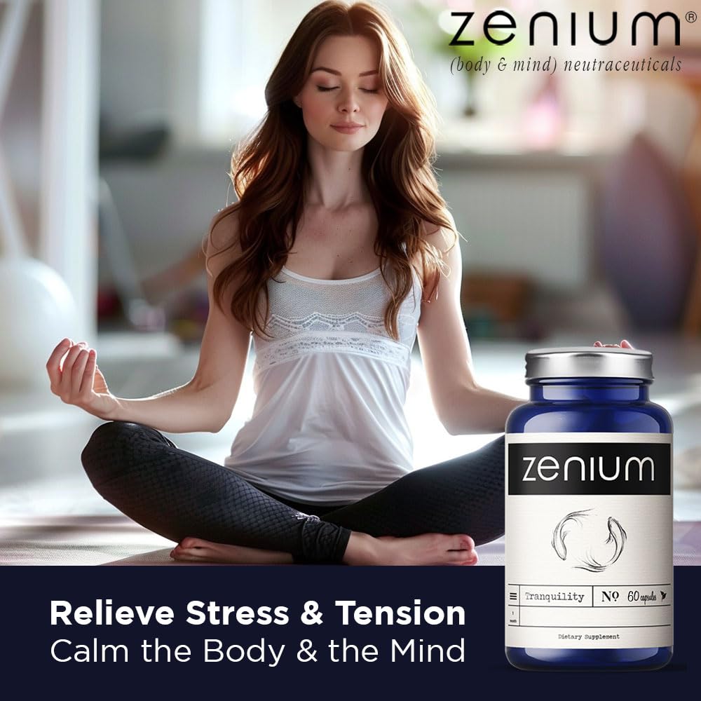 Zenium – Ingrédients Ashwagandha, L-Théanine et GABA pour l’équilibre mental.