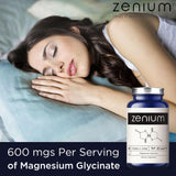 Capsules Zenium Magnésium Glycinate avec absorption élevée.