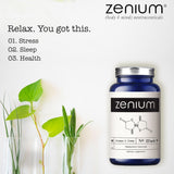 Capsules Zenium pour le soutien du stress et du calme.