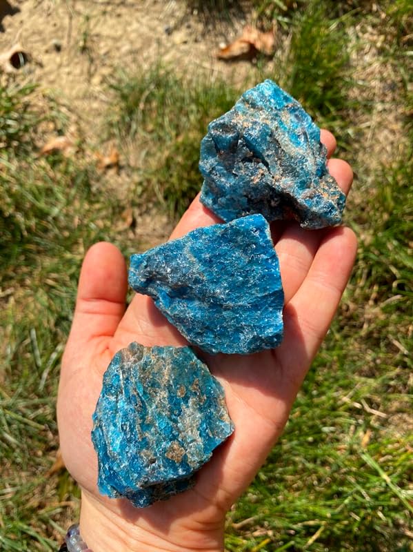 Zenkeeper Apatite cabochon poli, parfait pour des créations uniques.