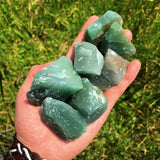 Zenkeeper aventurine vert brut 1lb – pierres naturelles utiles pour bijoux et méditation