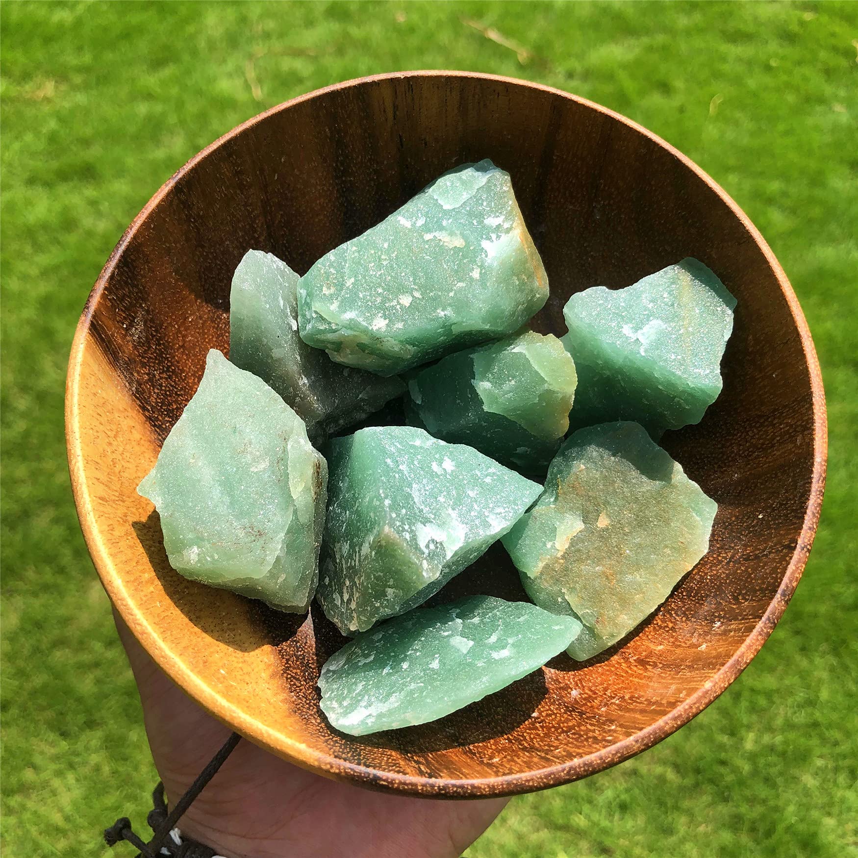 Zenkeeper aventurine vert morceaux 1lb – parfaites pour polissage et bijoux
