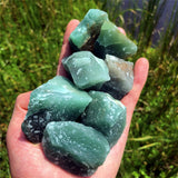 Zenkeeper aventurine vert tailles variées 1-2,5 pouces – idéal pour cabochons
