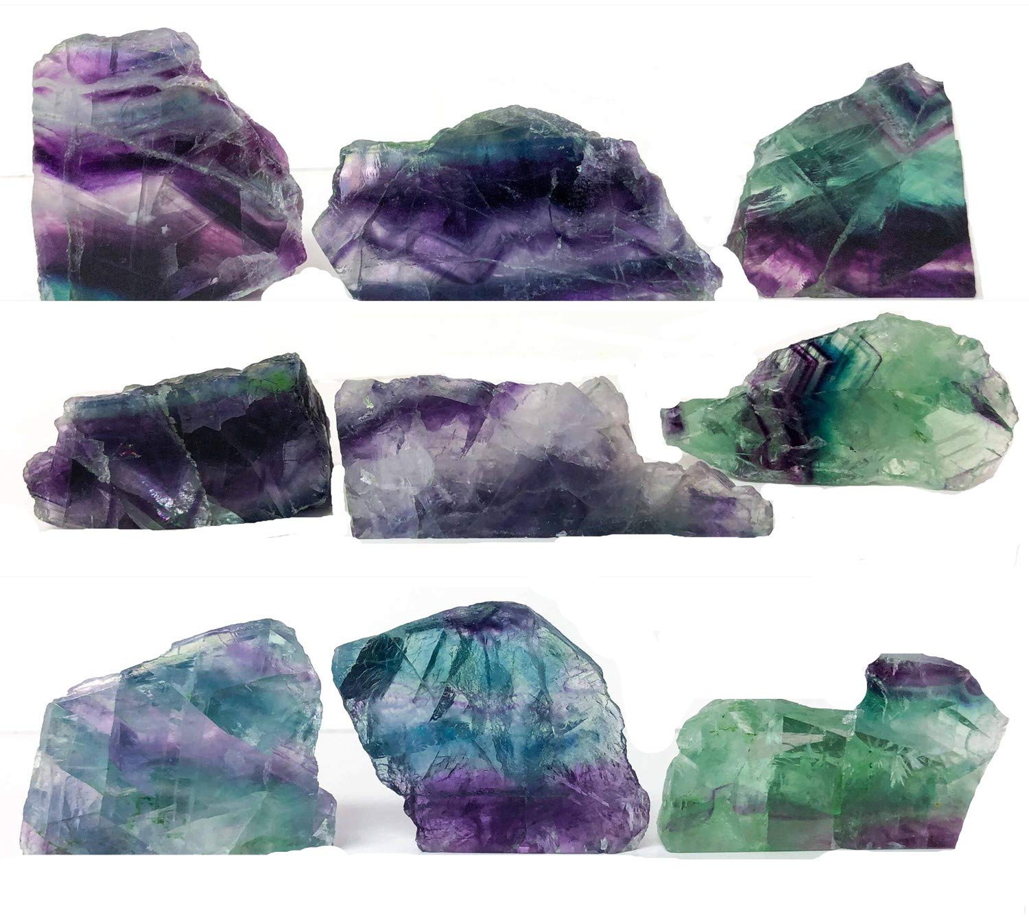 Zenkeeper fluorite arc-en-ciel brillante, parfaite pour la concentration et l'harmonisation des énergies.