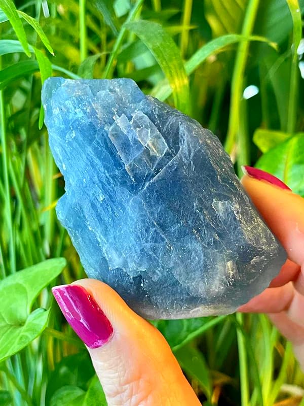 Zenkeeper fluorite bleue brute, accessoire déco qui invite à la détente après une journée