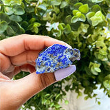 Zenkeeper Lapis Lazuli petite galet entre 2,5 et 6,5 cm pour polissage et bijoux