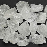 Zenkeeper quartz clair brut, gros morceaux clairs pour méditation et grilles de cristaux