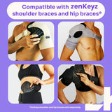 ZENKEYZ compresse gel cuisse 8x10 – pratique après une séance intense.