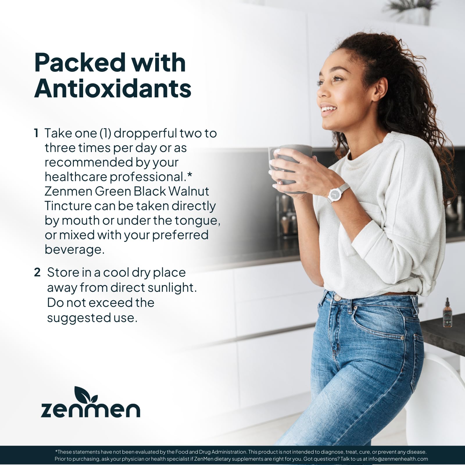 Zenmen certifié biologique USDA, sans OGM, et produit selon des standards élevés.