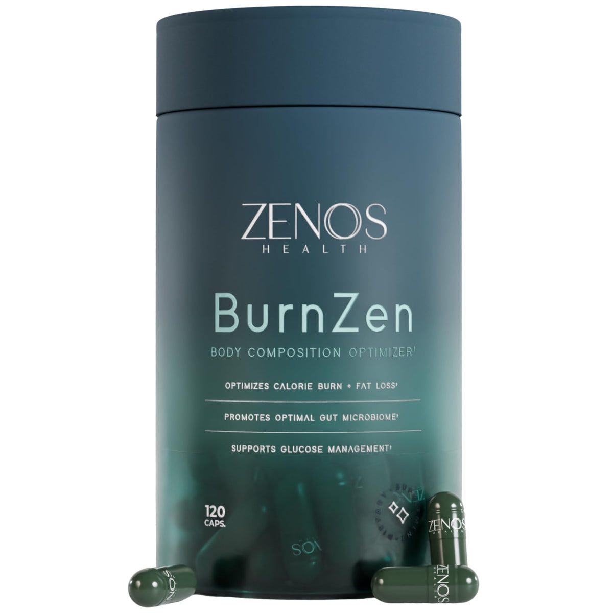 Zenos Health BurnZen - bouteille pratique pour une prise quotidienne.