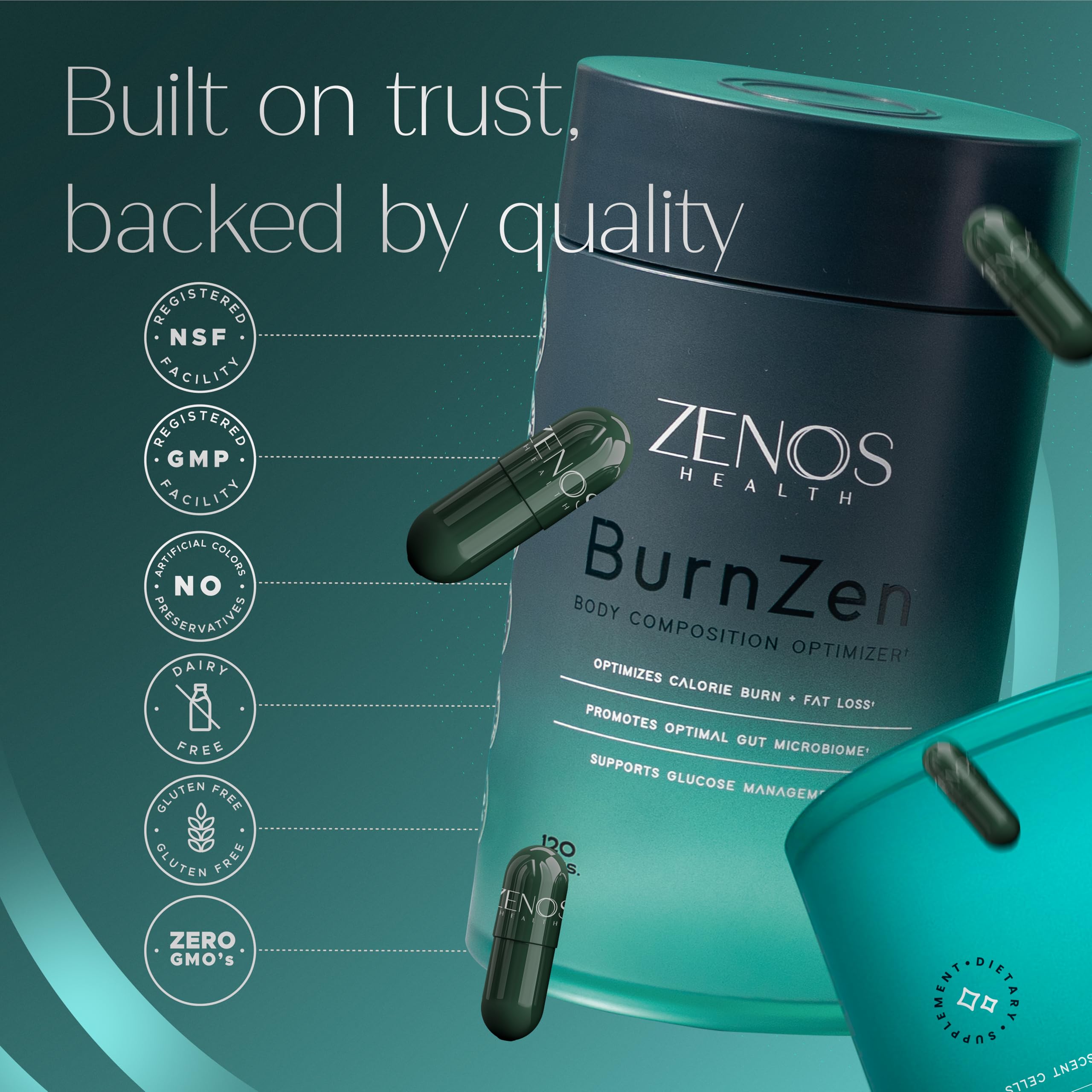 Zenos Health BurnZen - emballage prêt à l’emploi et élégant.