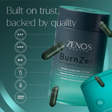 Zenos Health BurnZen - emballage prêt à l’emploi et élégant.