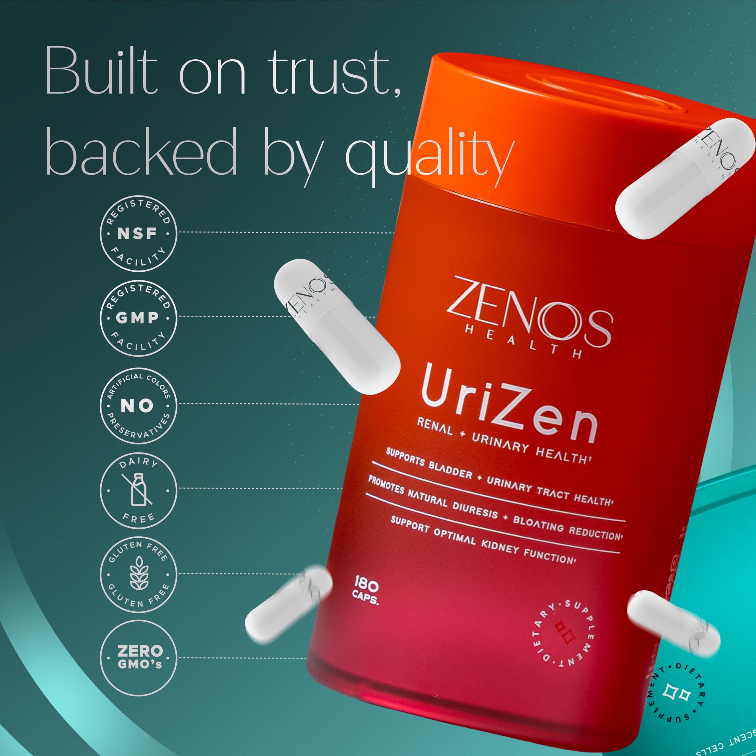 Conditionnement GMP UriZen: fabrication sûre et traçable.
