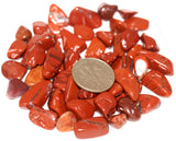 ZenQ jaspe rouge : éclats mesurant 7–17 mm pour créations variées.