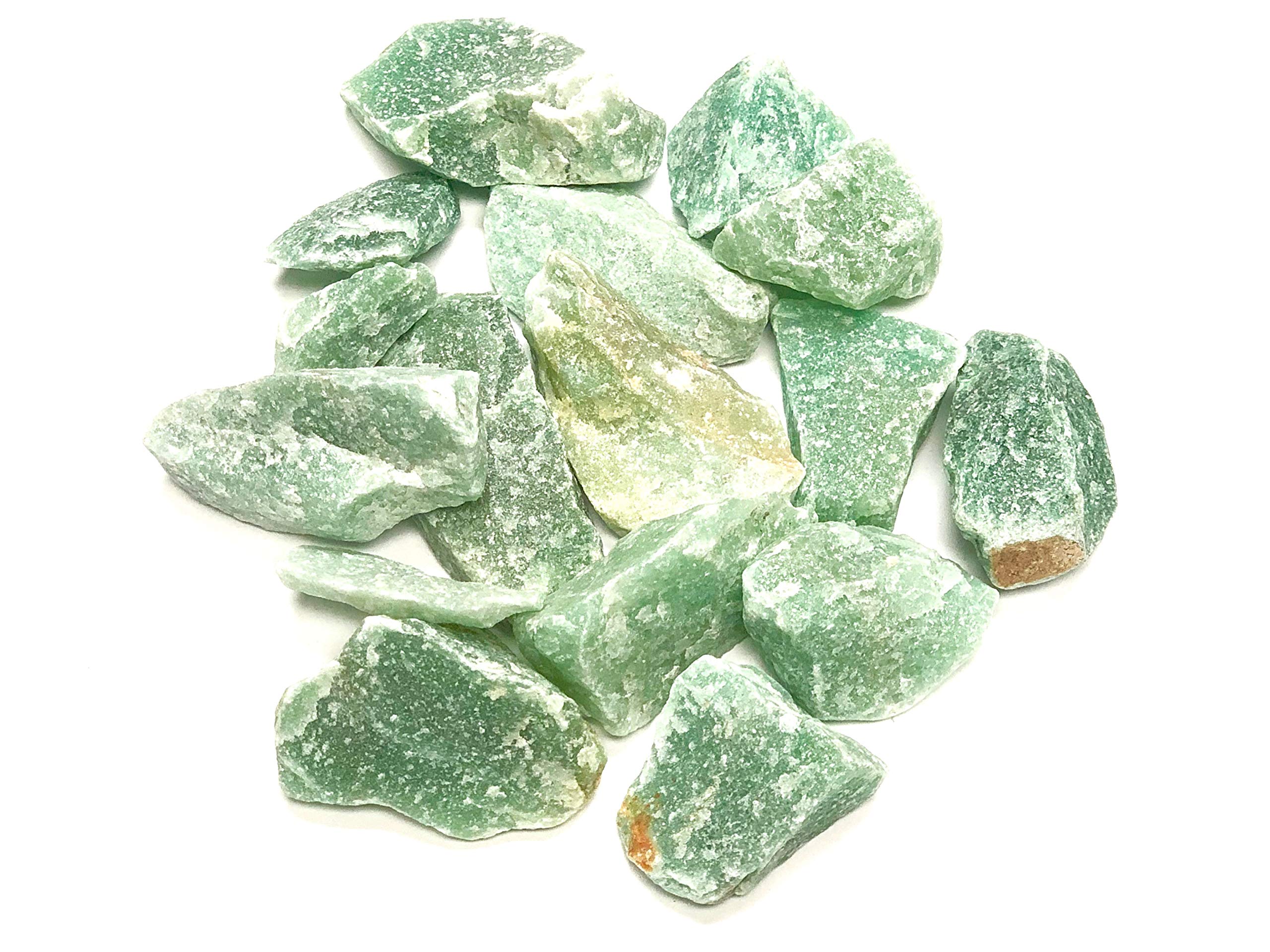 Zentron Aventurine Verte Grossière, sac velours pour rangement pratique et protection.