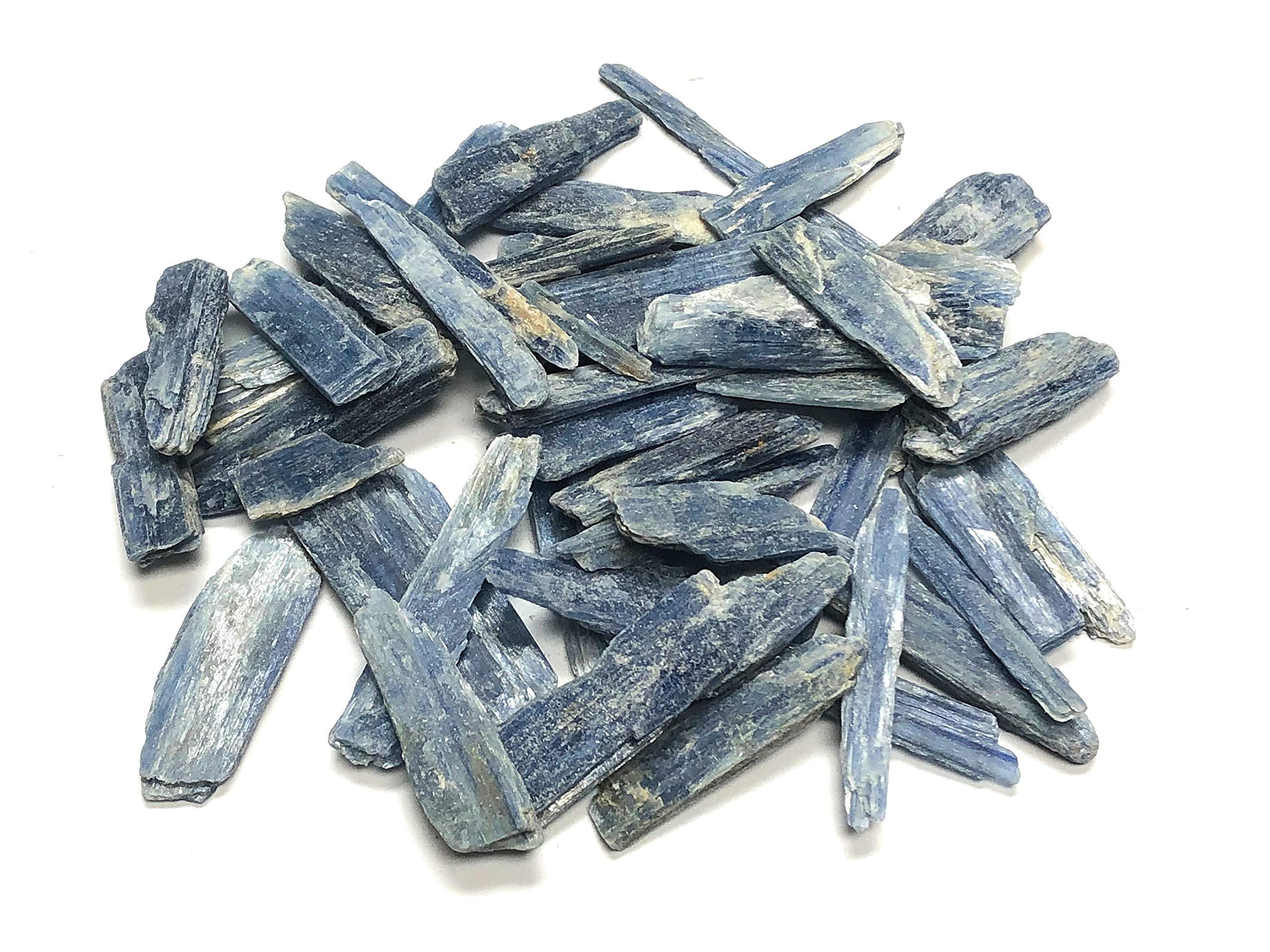 Zentron Crystal Collection kyanite bleue brute, morceaux 1-3 po pour cabochons et décoration.