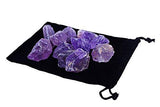 Zentron Crystal Collection améthyste brute 1 po, idéal pour bijoux et polissage.